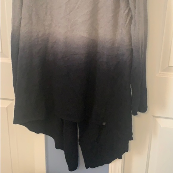 Gray Navy Ombré Calipso Wrap Cardigan Sweater - Picture 7 of 9